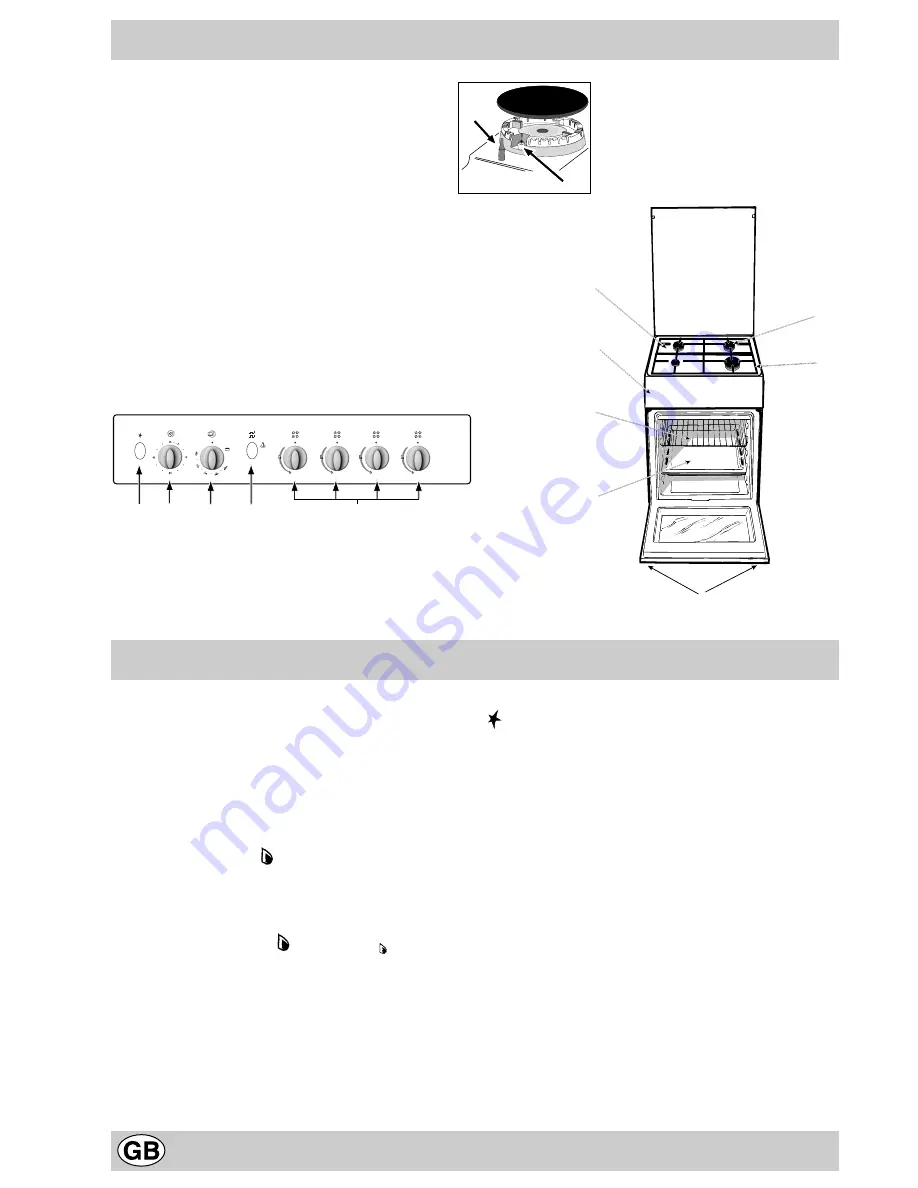 Indesit K 34 G/G Instructions For Installation And Use Manual Download Page 10