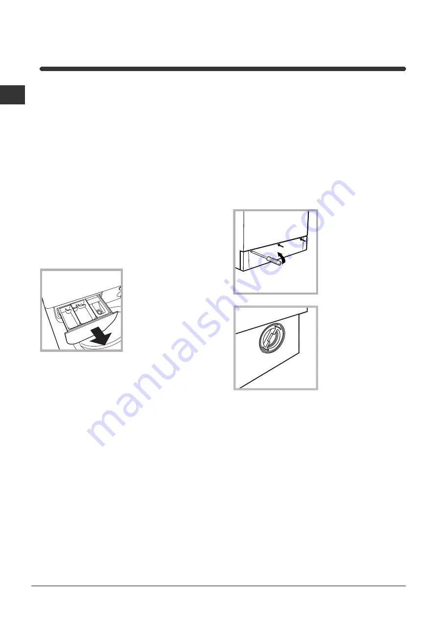 Indesit WIA 110 Instructions For Use Manual Download Page 58