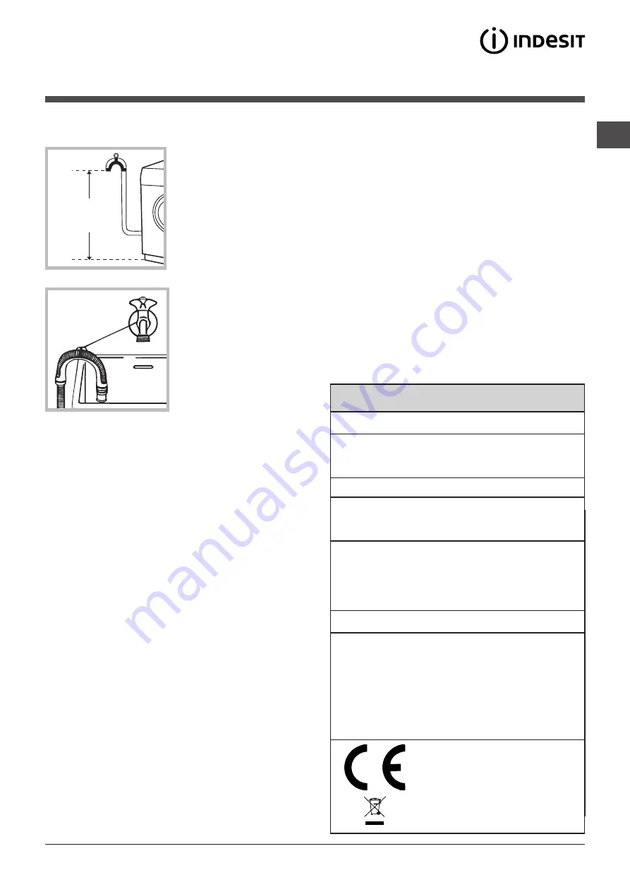 Indesit XWA 71251 Instructions For Use Manual Download Page 3