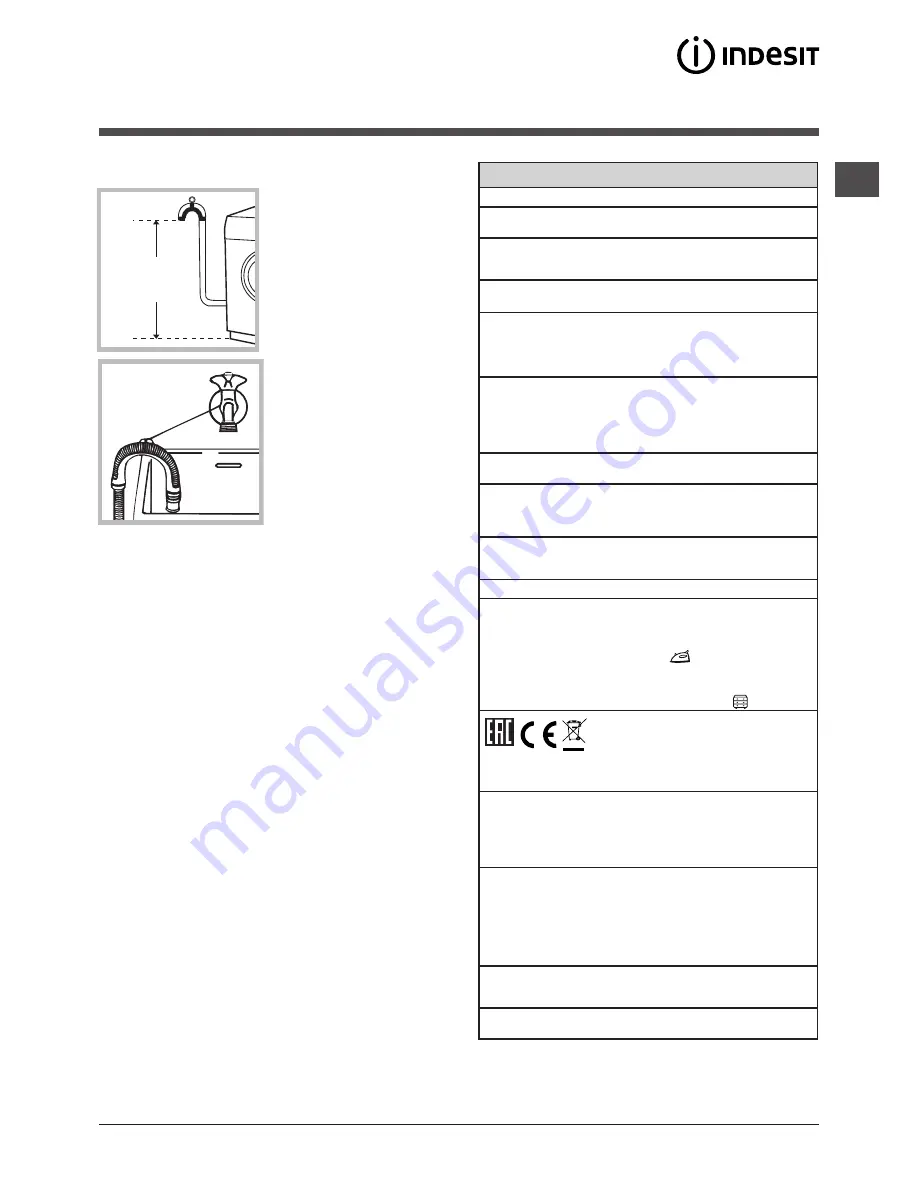 Indesit XWDA 751680 Скачать руководство пользователя страница 51