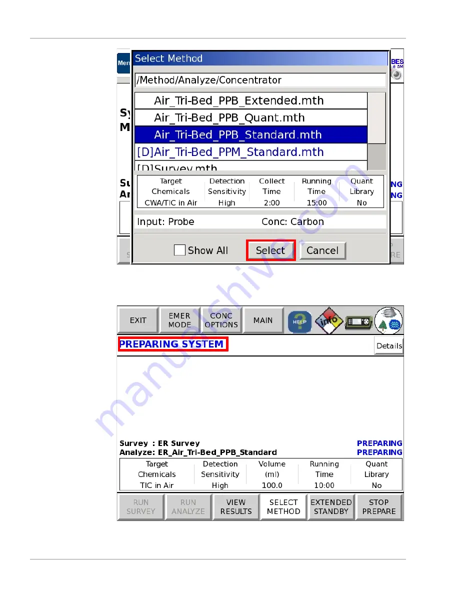 Inficon HAPSITE ER Operating Manual Download Page 74