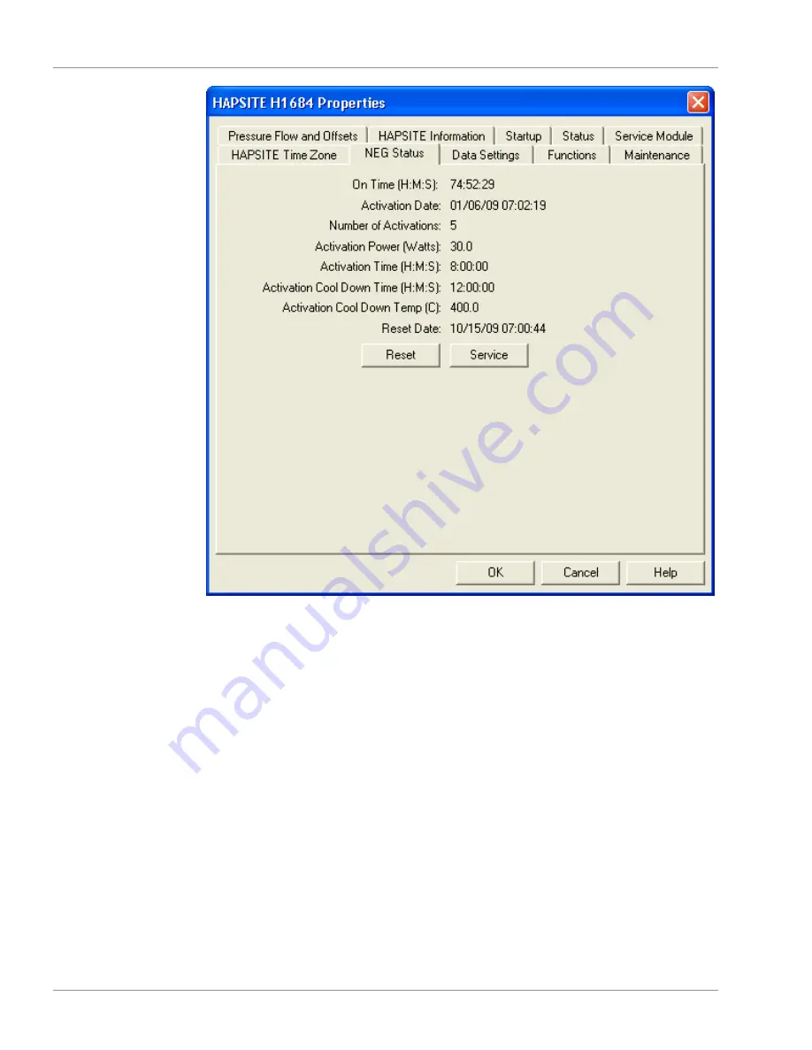 Inficon HAPSITE ER Operating Manual Download Page 192