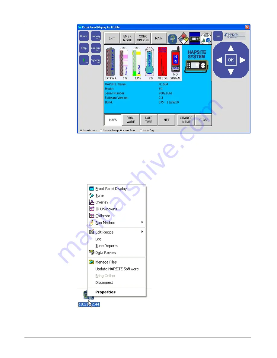 Inficon HAPSITE ER Operating Manual Download Page 199