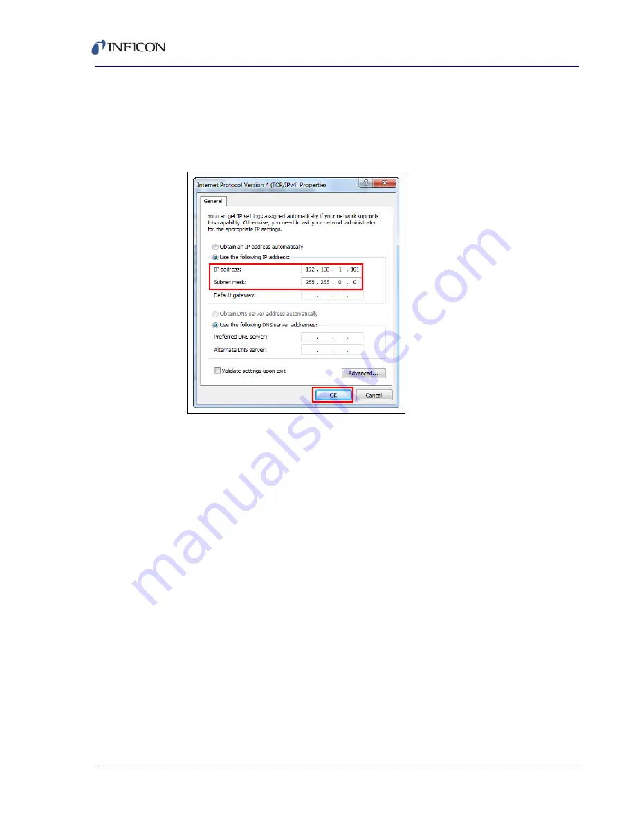 Inficon Transpector MPH Operating Manual Download Page 47