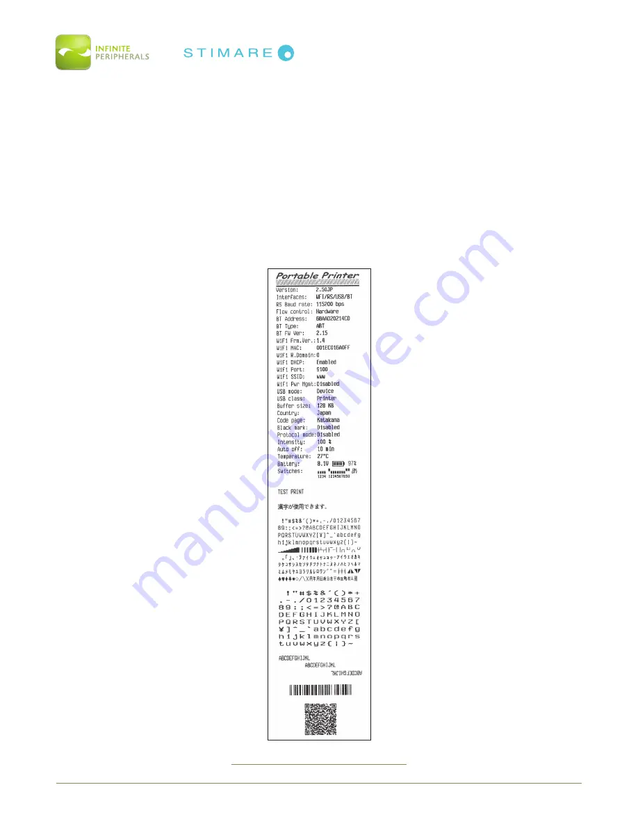 Infinite Peripherals Stimare DPP-255 User Manual Download Page 26