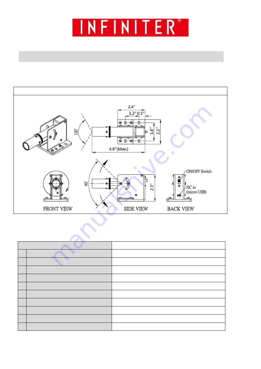 Infiniter ML-200G Instructions Download Page 3