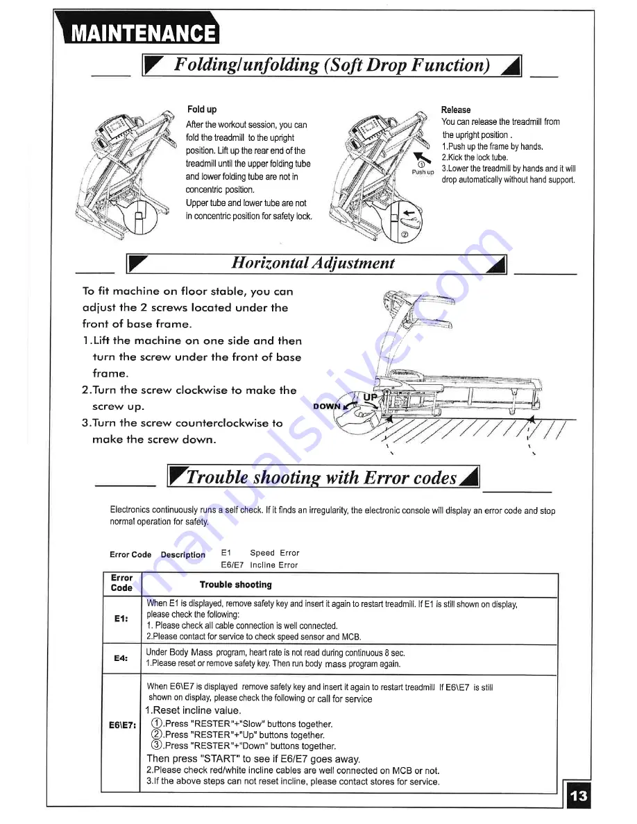 INFINITI FITNESS Aspire 1670 Owner'S Manual Download Page 15