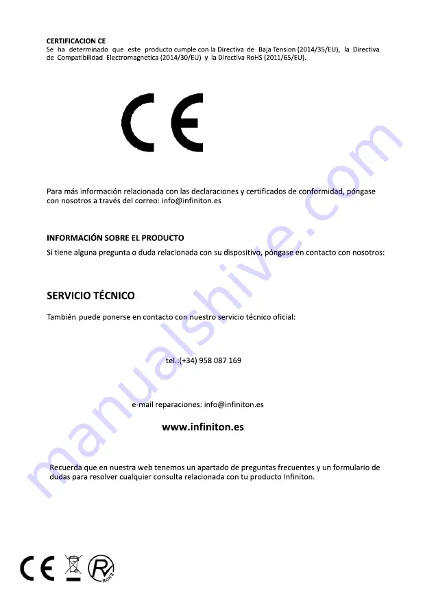 Infiniton 8445639001011 Скачать руководство пользователя страница 88