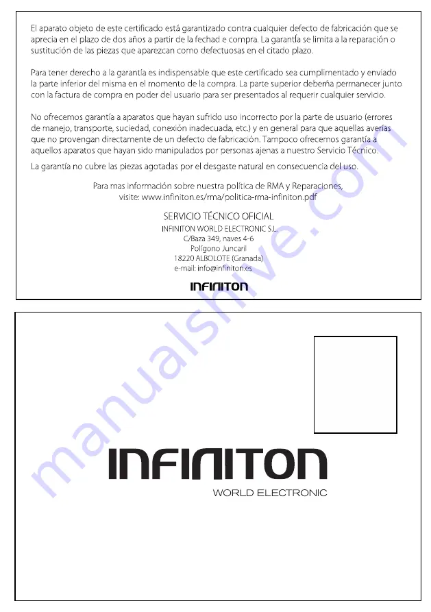 Infiniton FG-BB150 Manual Download Page 35