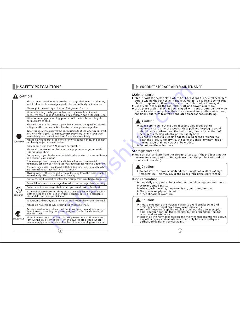 Infinity 8500 series User Manual Download Page 4