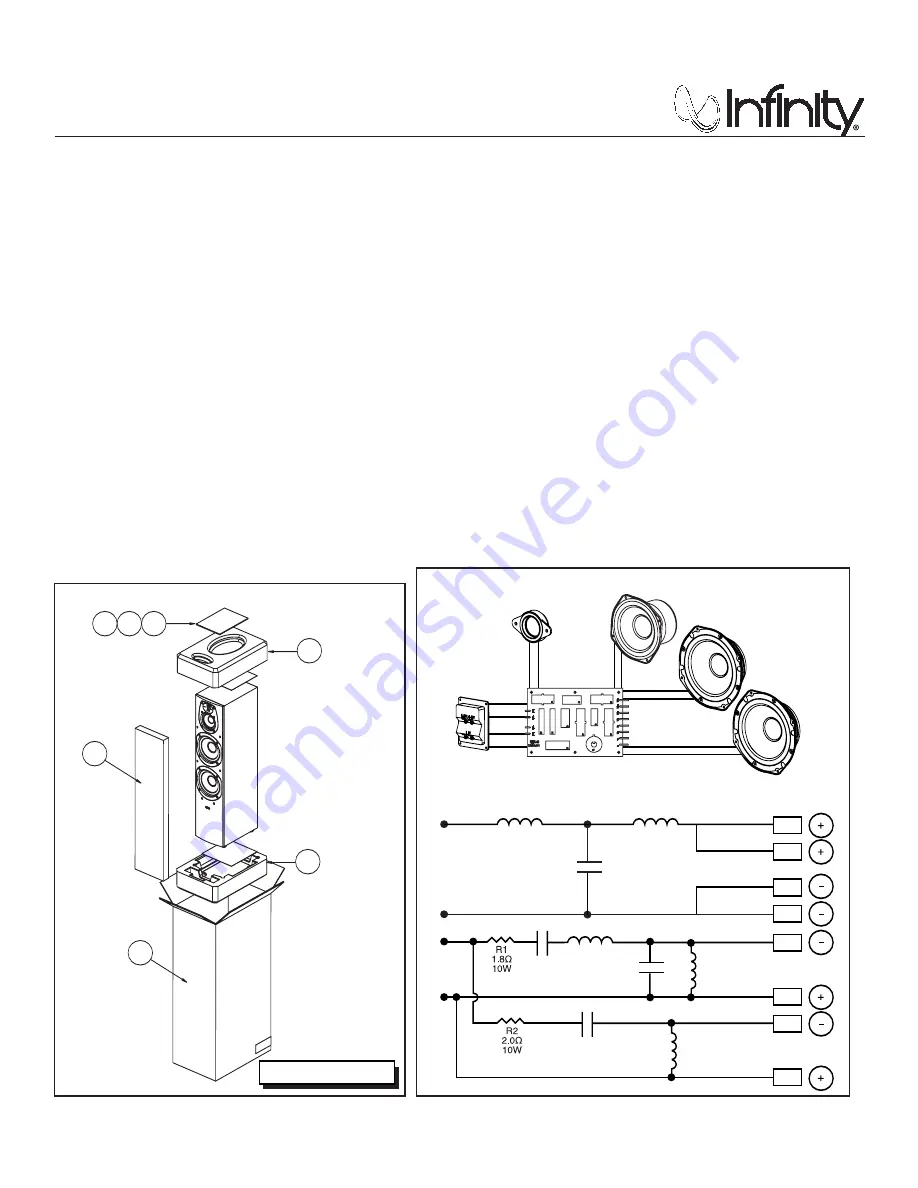 Infinity Beta 50 Technical Manual Download Page 1