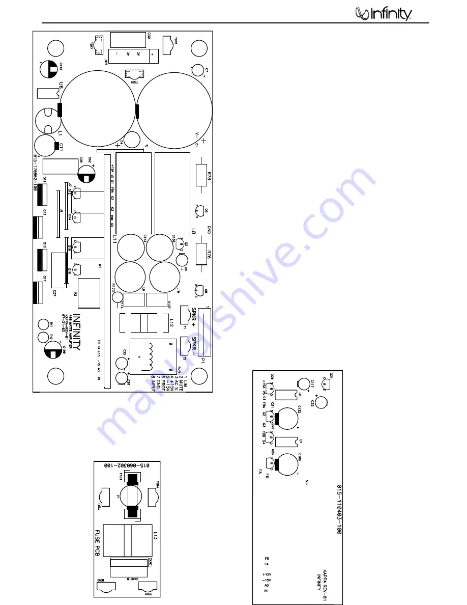 Infinity Beta SW-12 Preliminary Service Manual Download Page 24