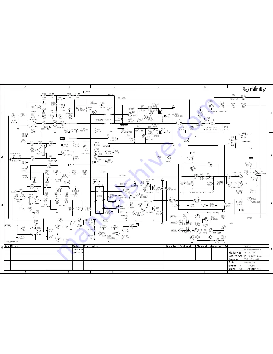 Infinity Beta SW-12 Скачать руководство пользователя страница 37