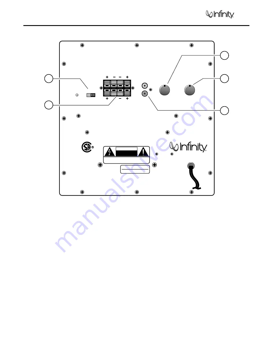 Infinity BU-1 Technical Manual Download Page 3