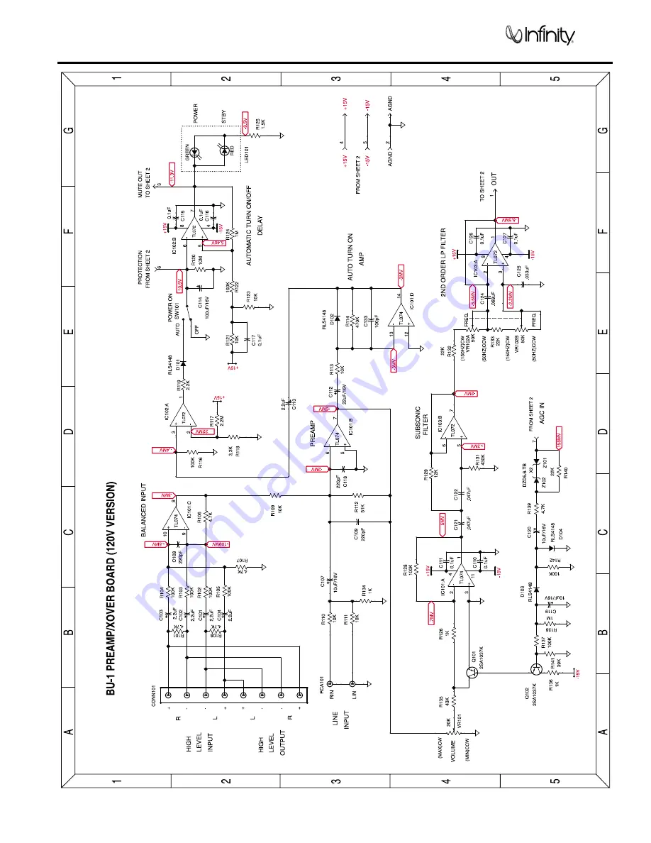 Infinity BU-1 Technical Manual Download Page 15