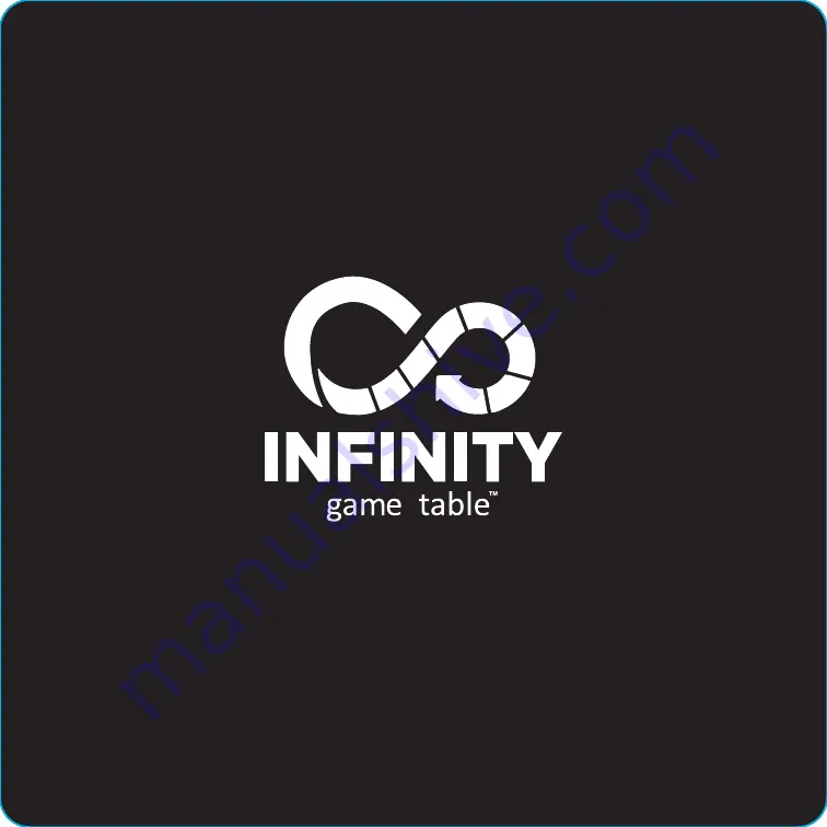 Infinity game table BI65-120400-E2 Quick Start Manual Download Page 1