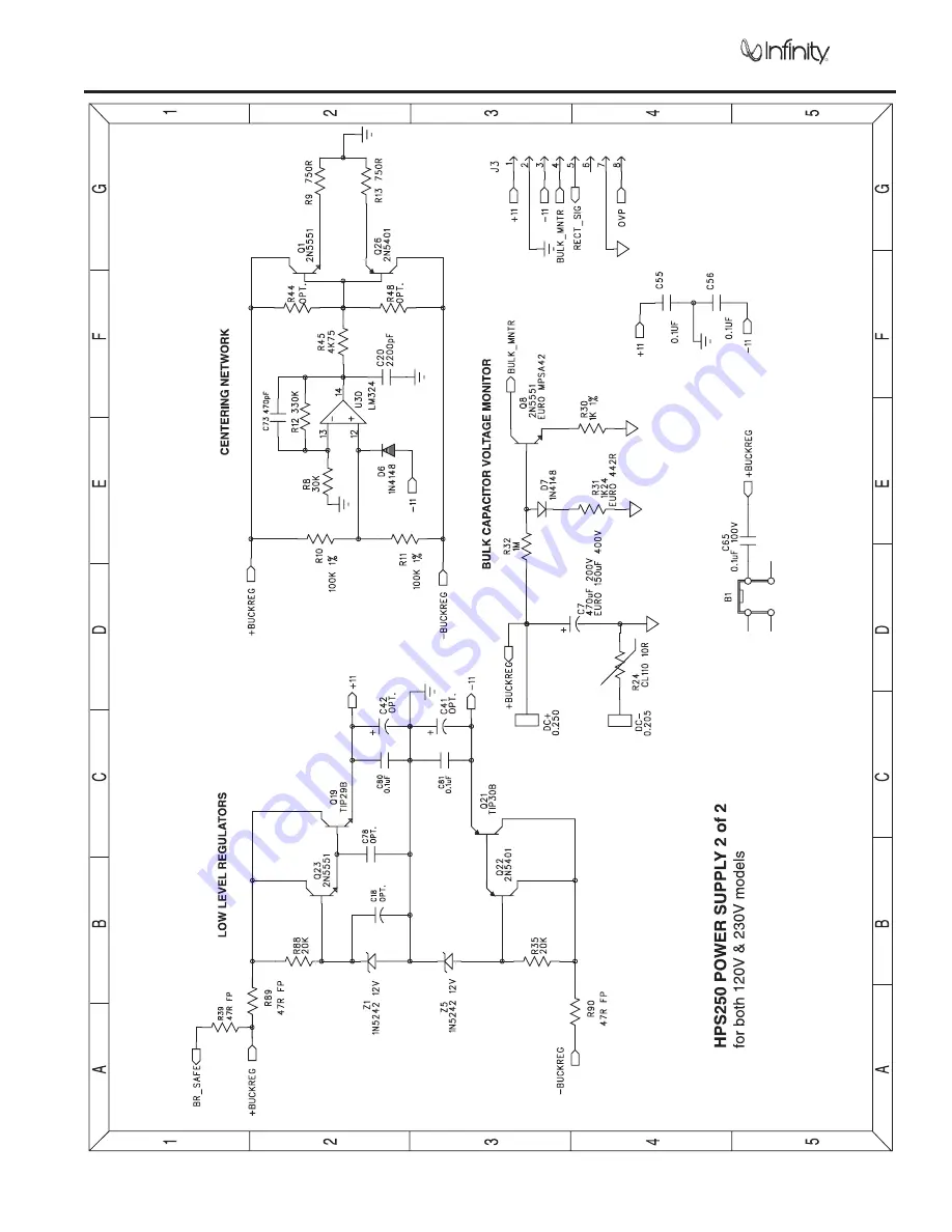 Infinity HPS-250 Скачать руководство пользователя страница 22