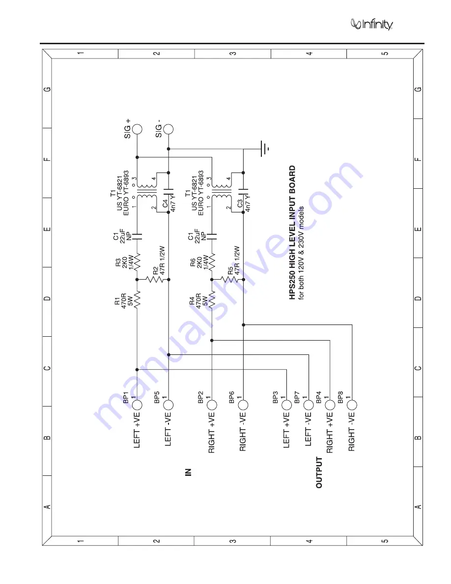 Infinity HPS-250 Скачать руководство пользователя страница 23