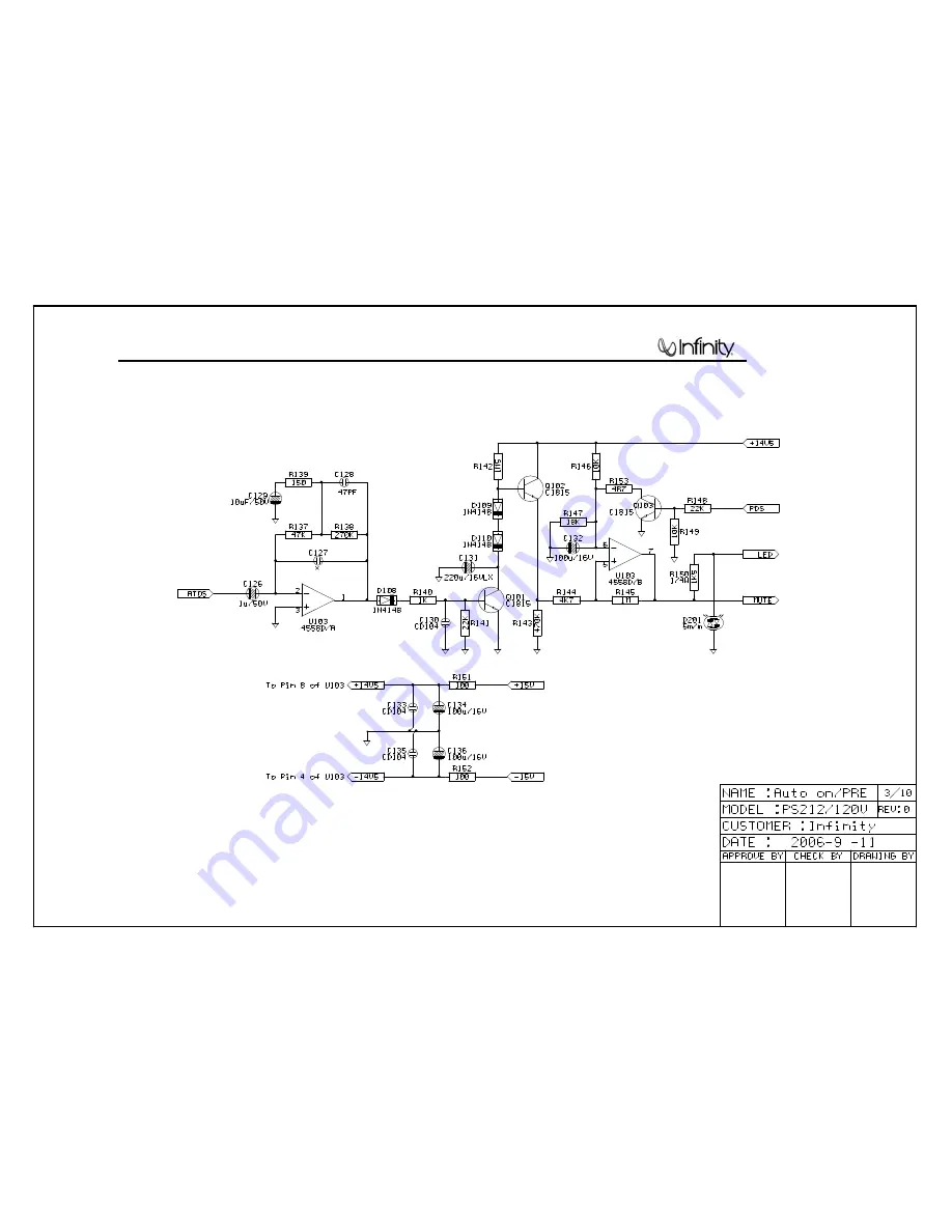 Infinity PS212 Service Manual Download Page 26