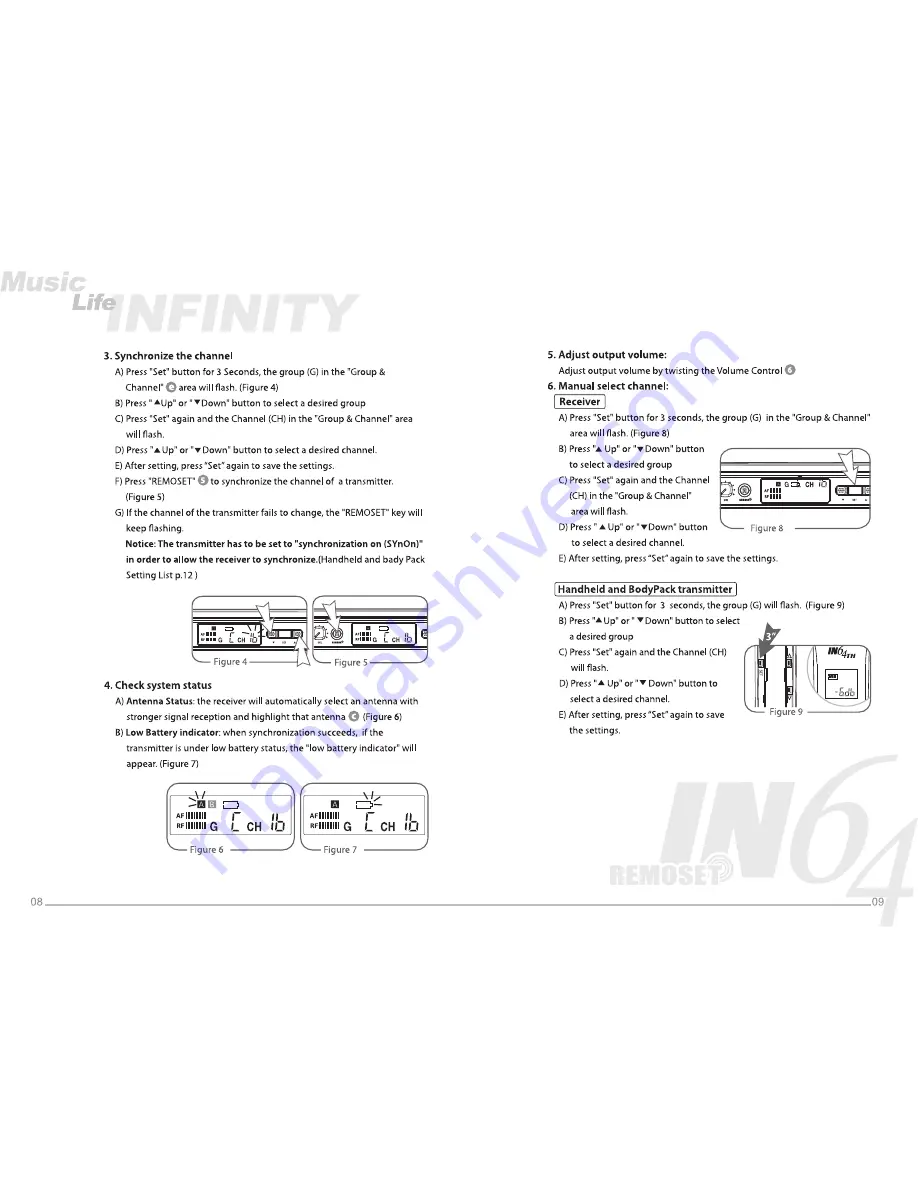 Infinity REMOSET IN64 Скачать руководство пользователя страница 6