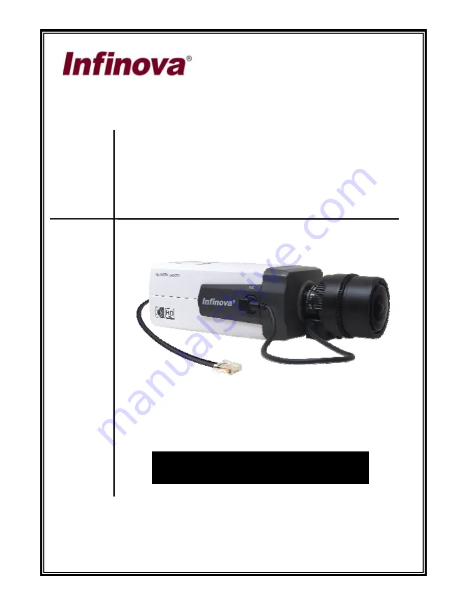 Infinova V6202-T03 Series Instruction Manual Download Page 1