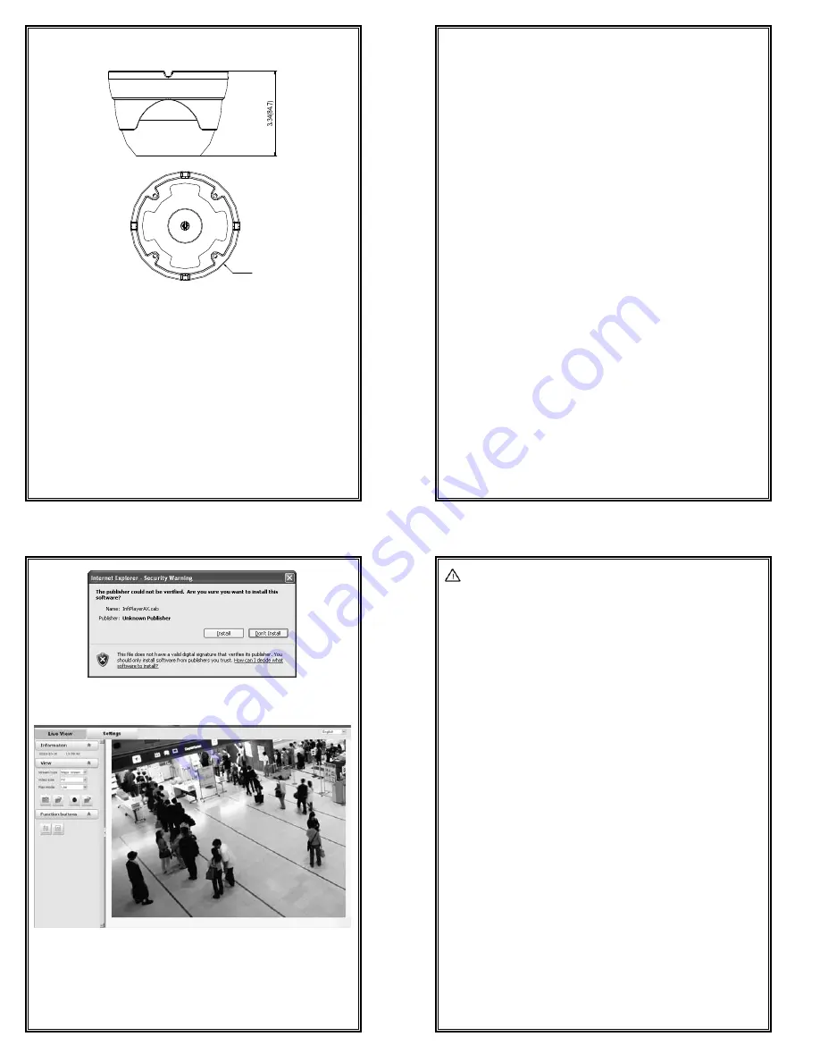 Infinova V6812IR-H0 Series User Manual Download Page 4