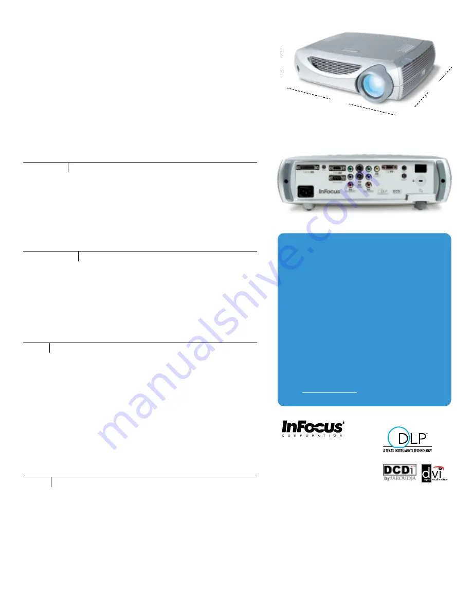 InFocus ScreenPlay 7200 Скачать руководство пользователя страница 2