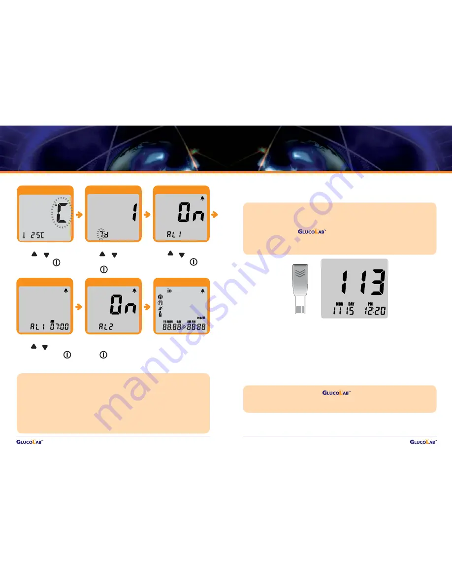 Infopia GlucoLab Instructions For Use Manual Download Page 8