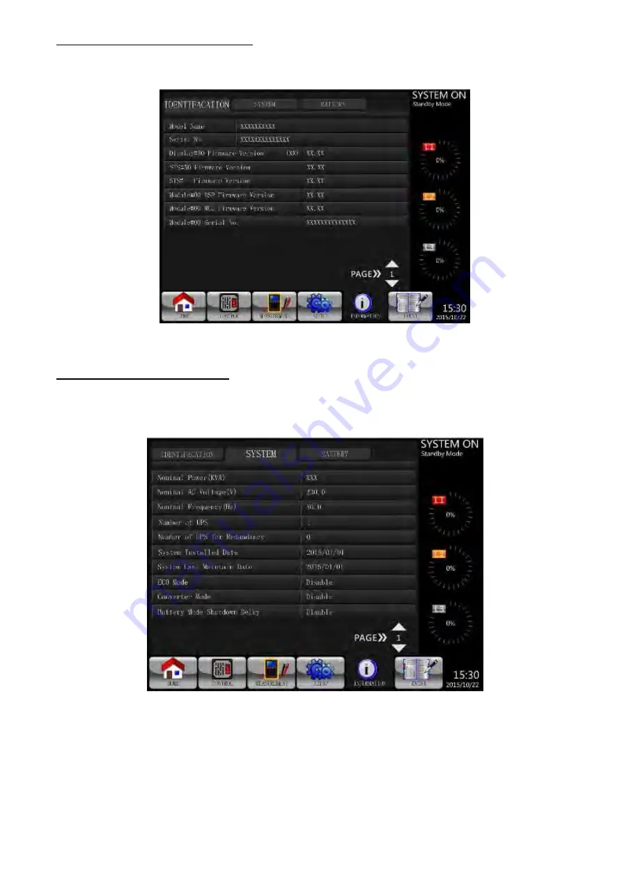 INFOSEC UPS SYSTEM E4 Evolution II + TT Series User Manual Download Page 40