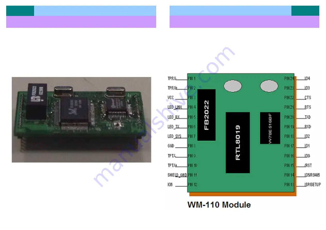 Infosystem Technology Corporation WM-110 User Manual Download Page 5