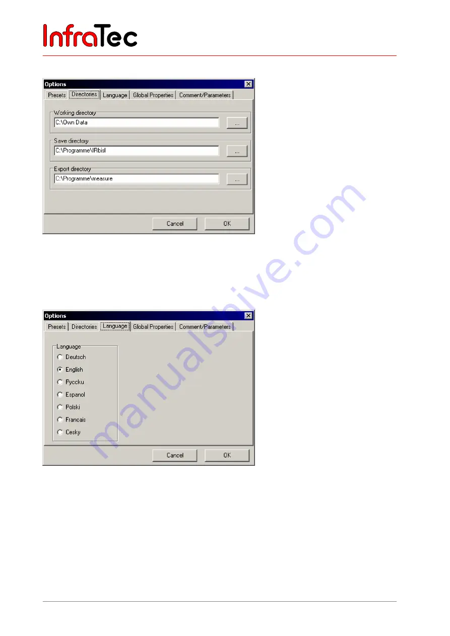 InfraTec VarioCAM Operating Instructions Manual Download Page 92