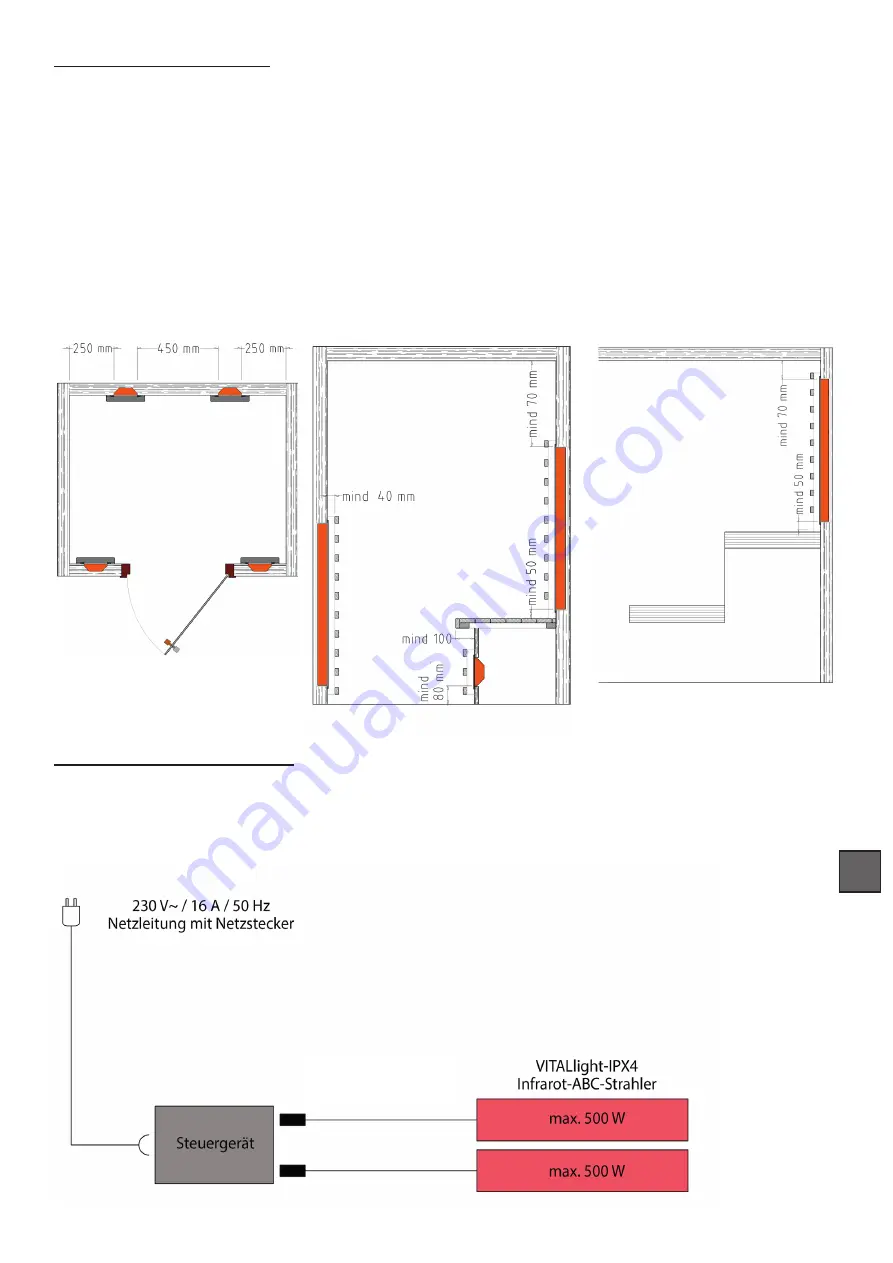 Infraworld VITALlight-IPX4 A6058 Instructions For Assembly And For Use Download Page 3