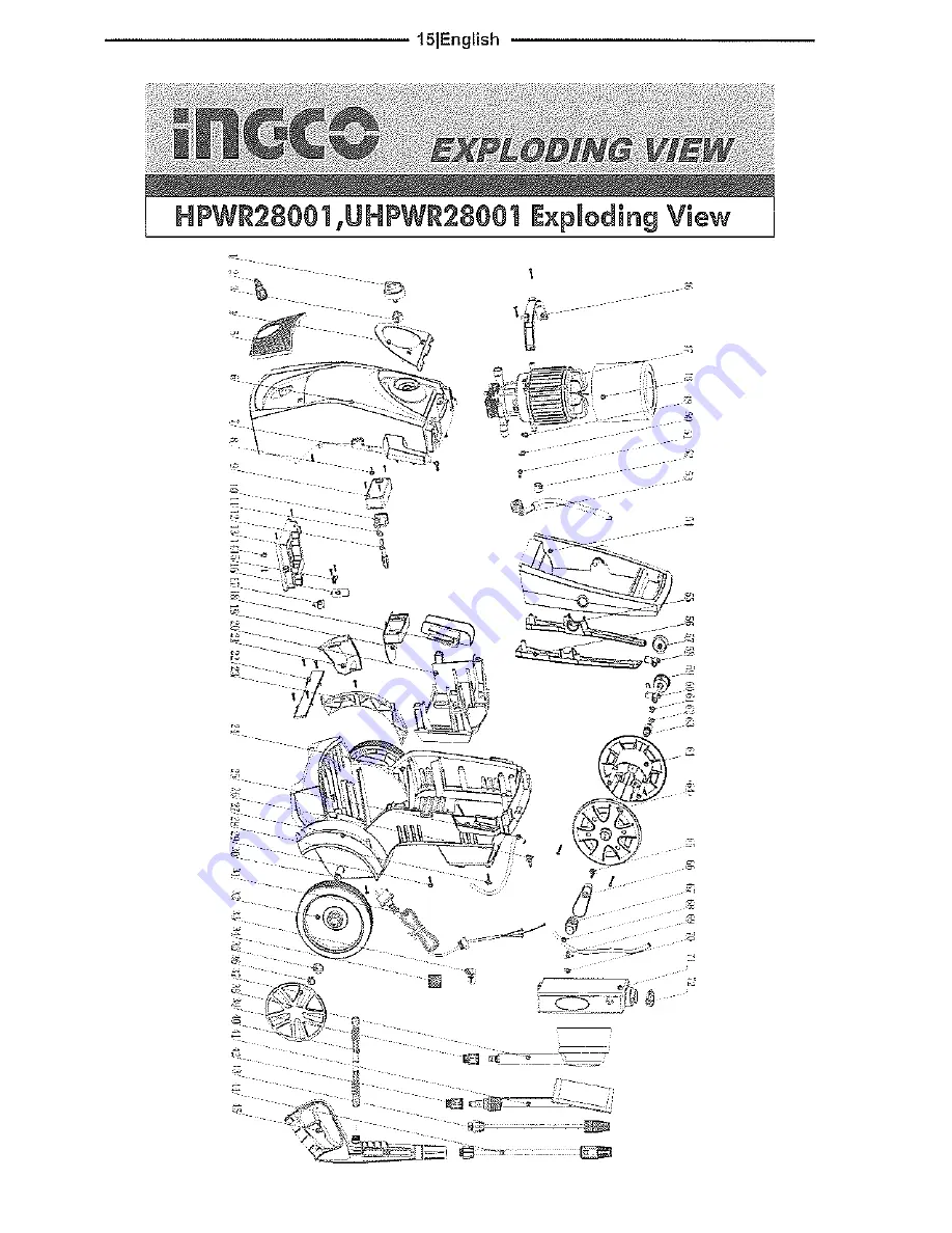 Ingco HPWR28001 Скачать руководство пользователя страница 15