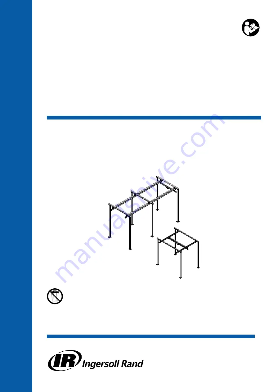 Ingersoll-Rand Free Standing Workstation
Cranes Скачать руководство пользователя страница 1