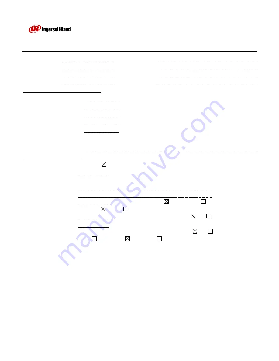 Ingersoll-Rand HC-103 User Manual Download Page 45