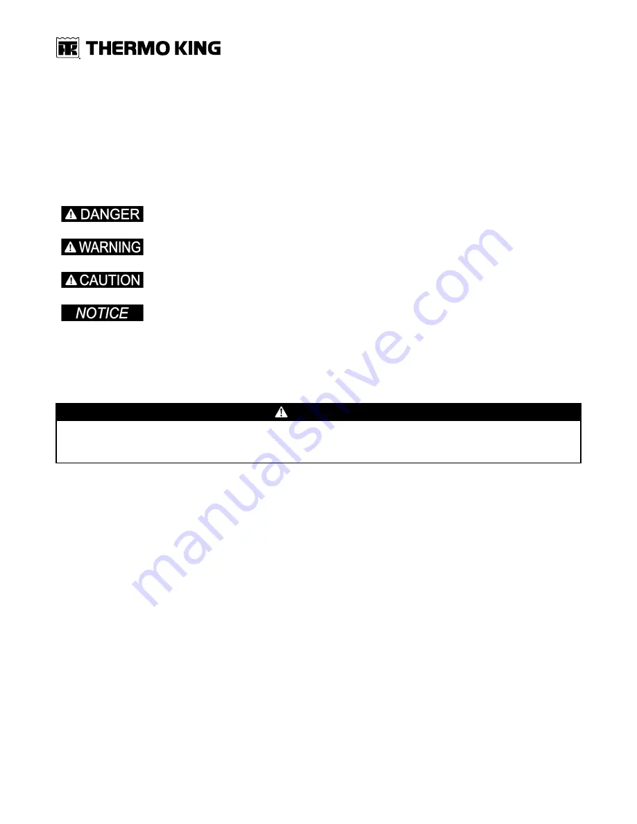 Ingersoll-Rand THERMO KING E-200 Series Installation Manual Download Page 5