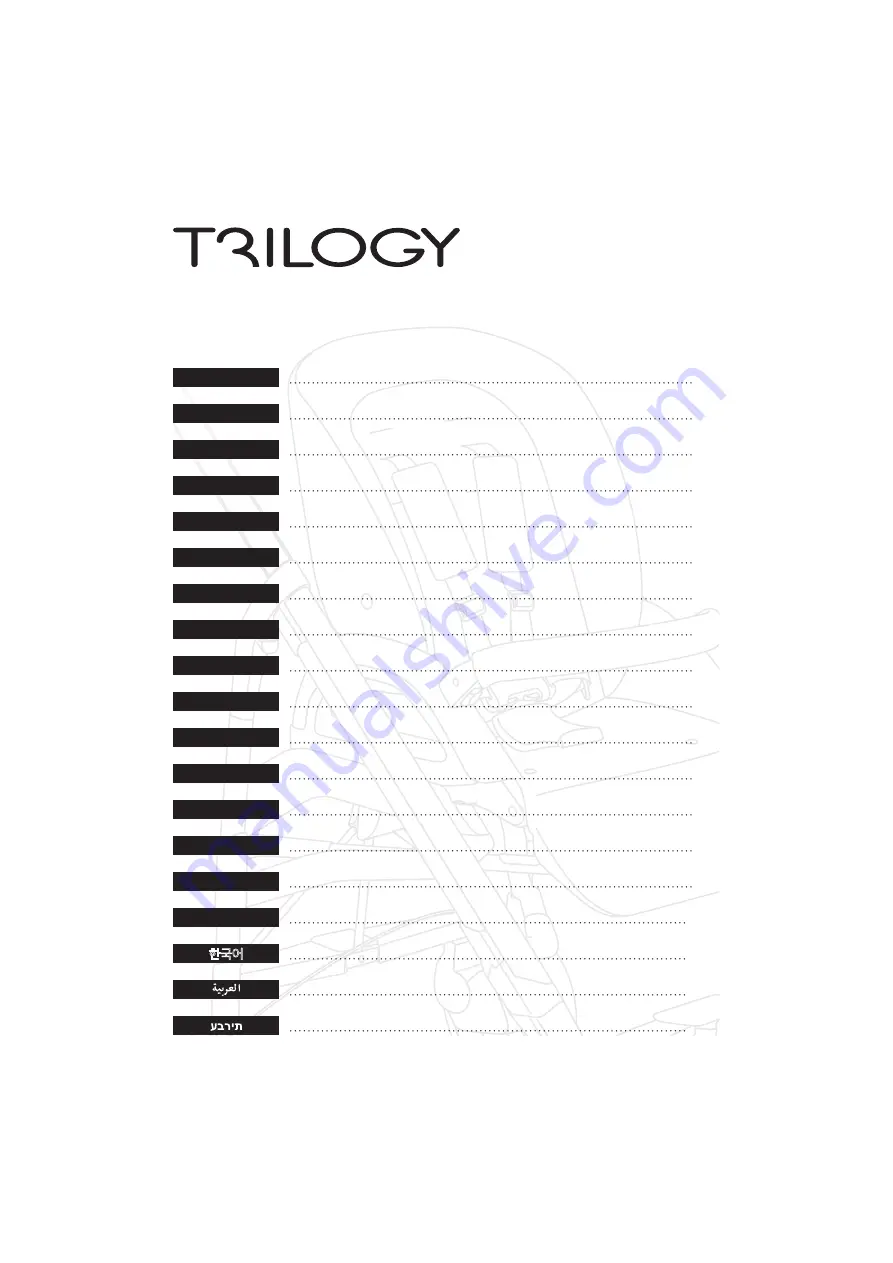 Inglesina Trilogy Instruction Manual Download Page 3