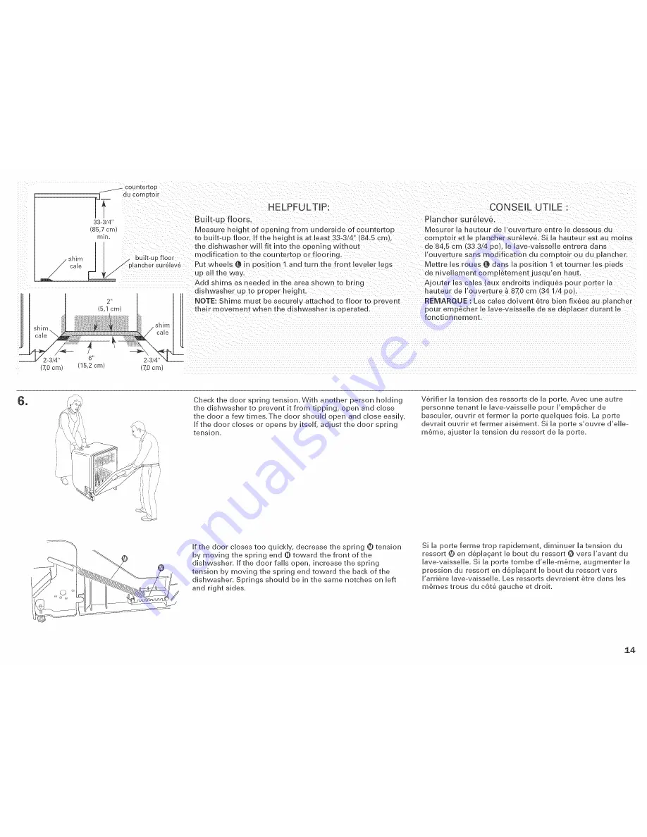 Inglis DU10 Installation Instructions Manual Download Page 15