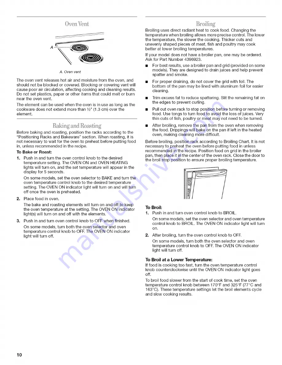 Inglis IEP314RQ0 Use & Care Manual Download Page 10