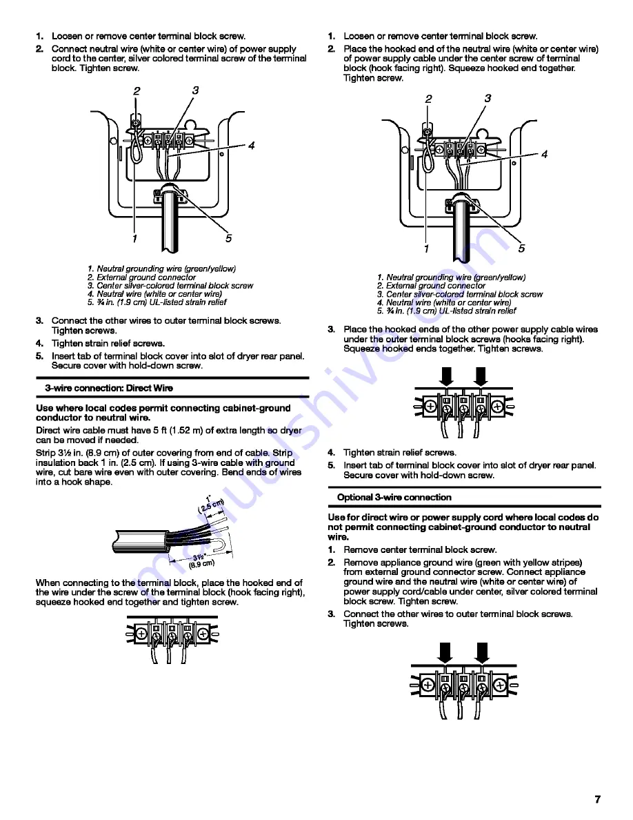 Inglis IES5000RQ0 Installation Instructions Manual Download Page 7