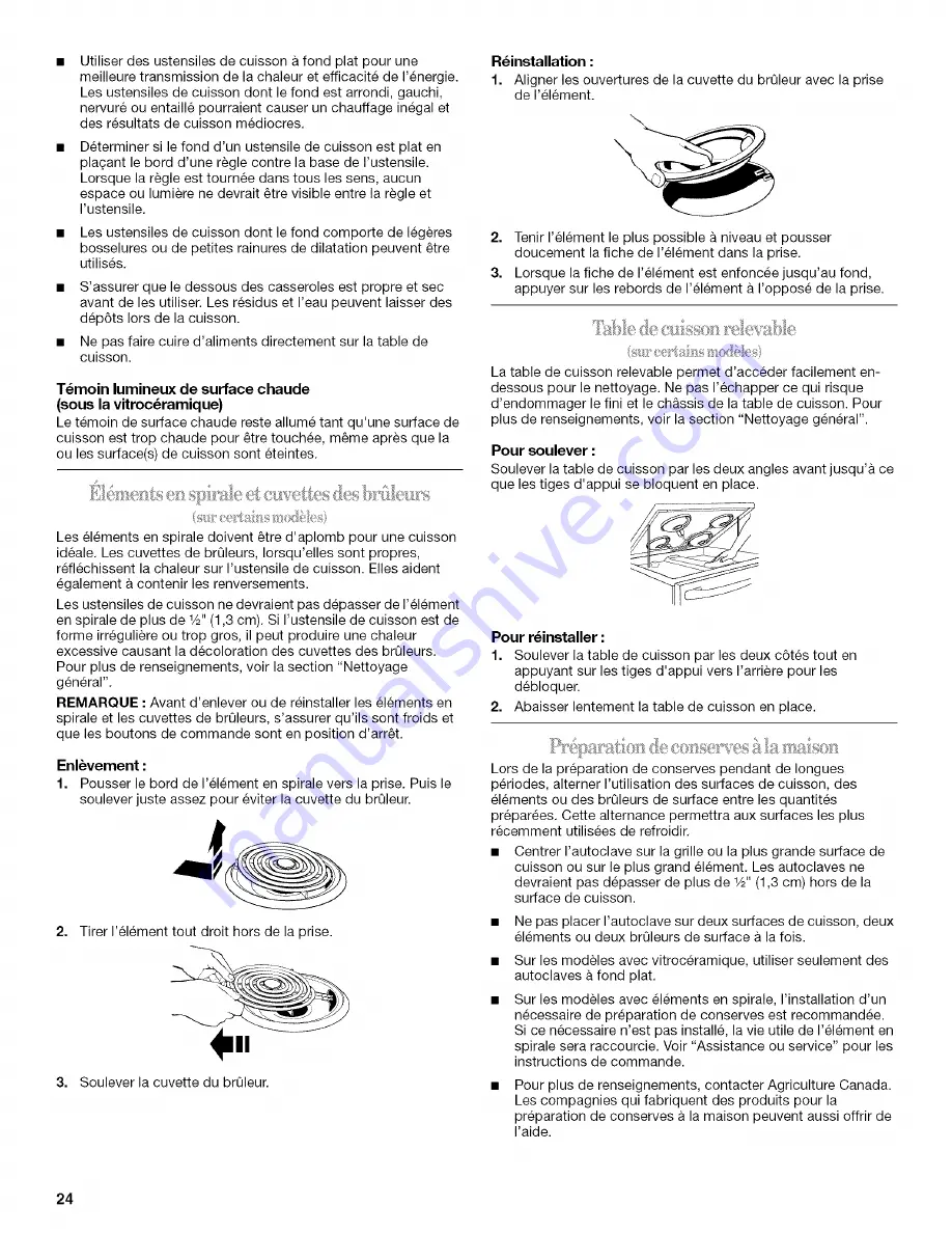 Inglis IRE31300 Скачать руководство пользователя страница 24