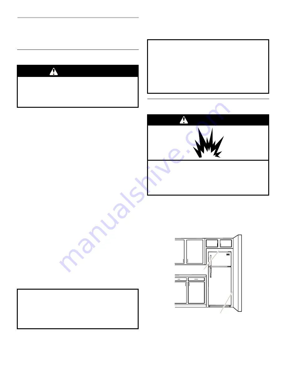 Inglis TOP-MOUNT REFRIGERATOR Use & Care Manual Download Page 4