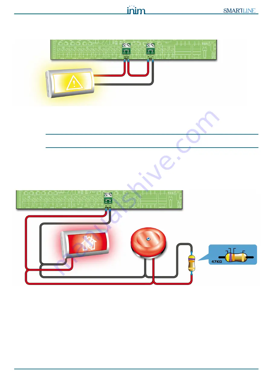 INIM Electronics SmartLine Series Installation And Programming Manual Download Page 37