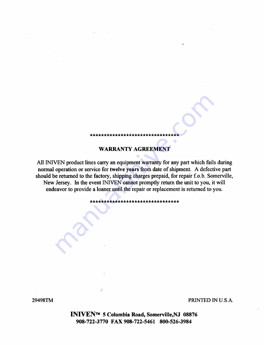 Iniven IMT-98 Instruction Manual Download Page 18