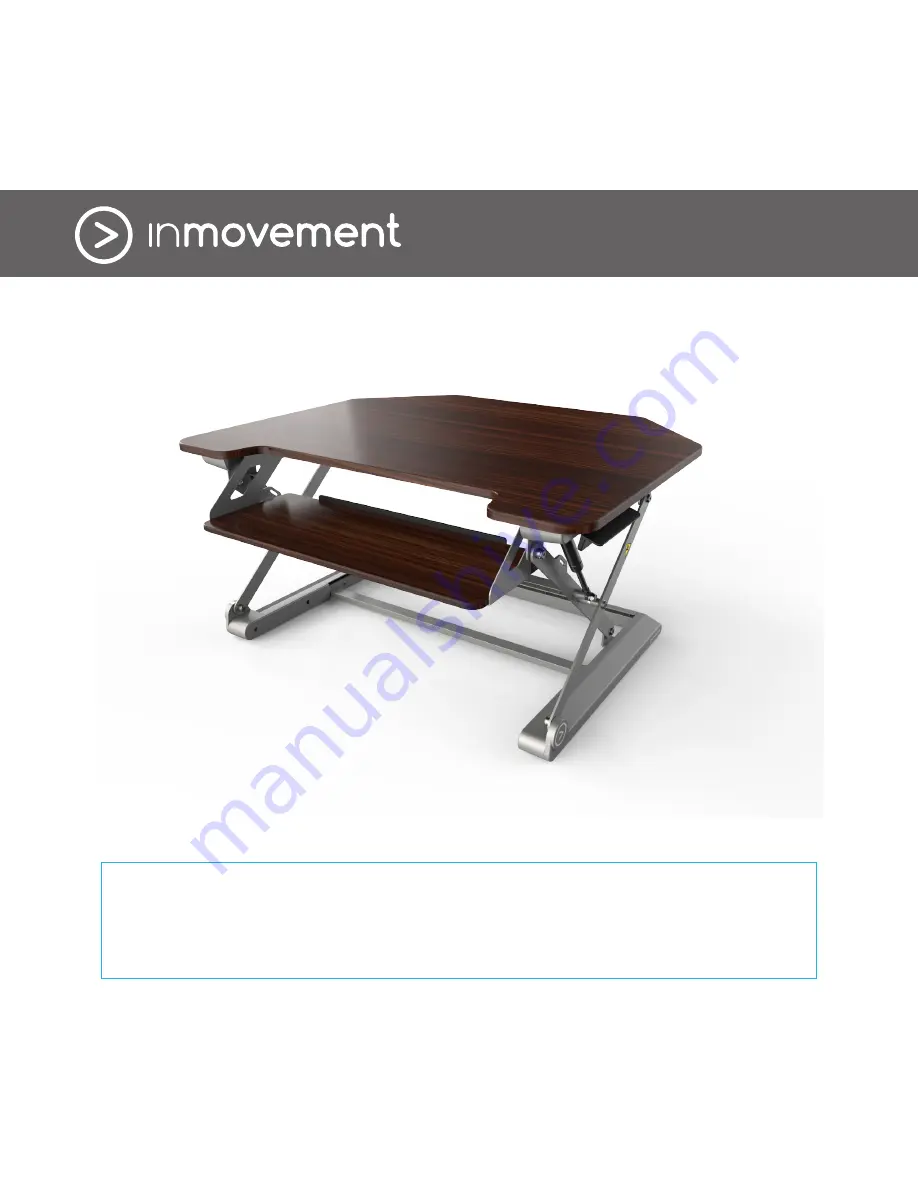 INMOVEMENT STANDING DESK CORNER Operation Manual Download Page 1