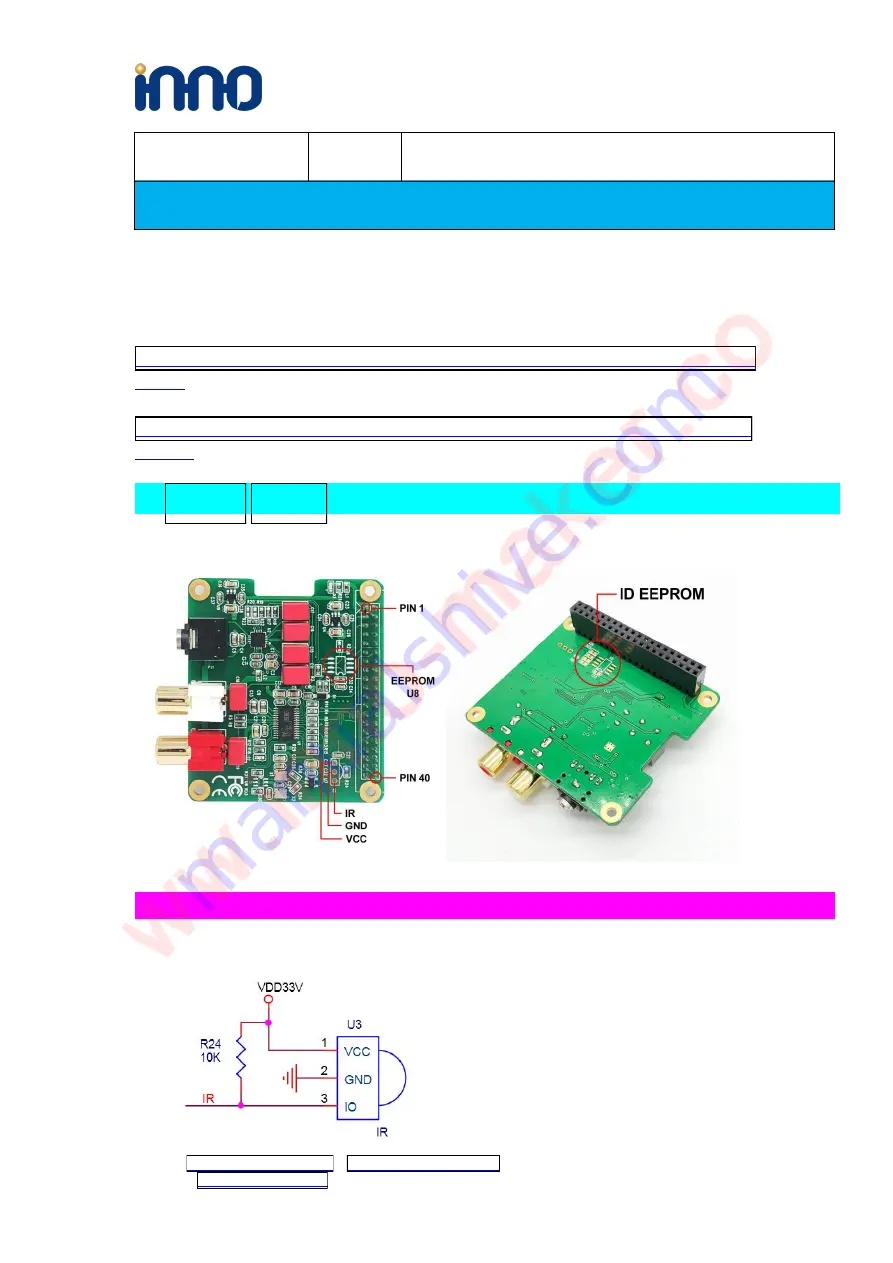 Innomaker HIFI DAC HAT User Manual Download Page 5