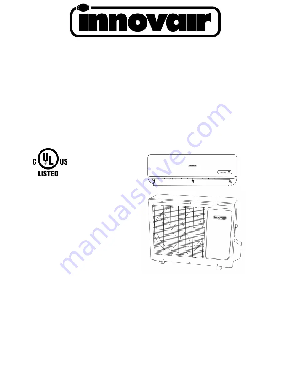 innovair BIN519C2V31 Installation Manual Download Page 1