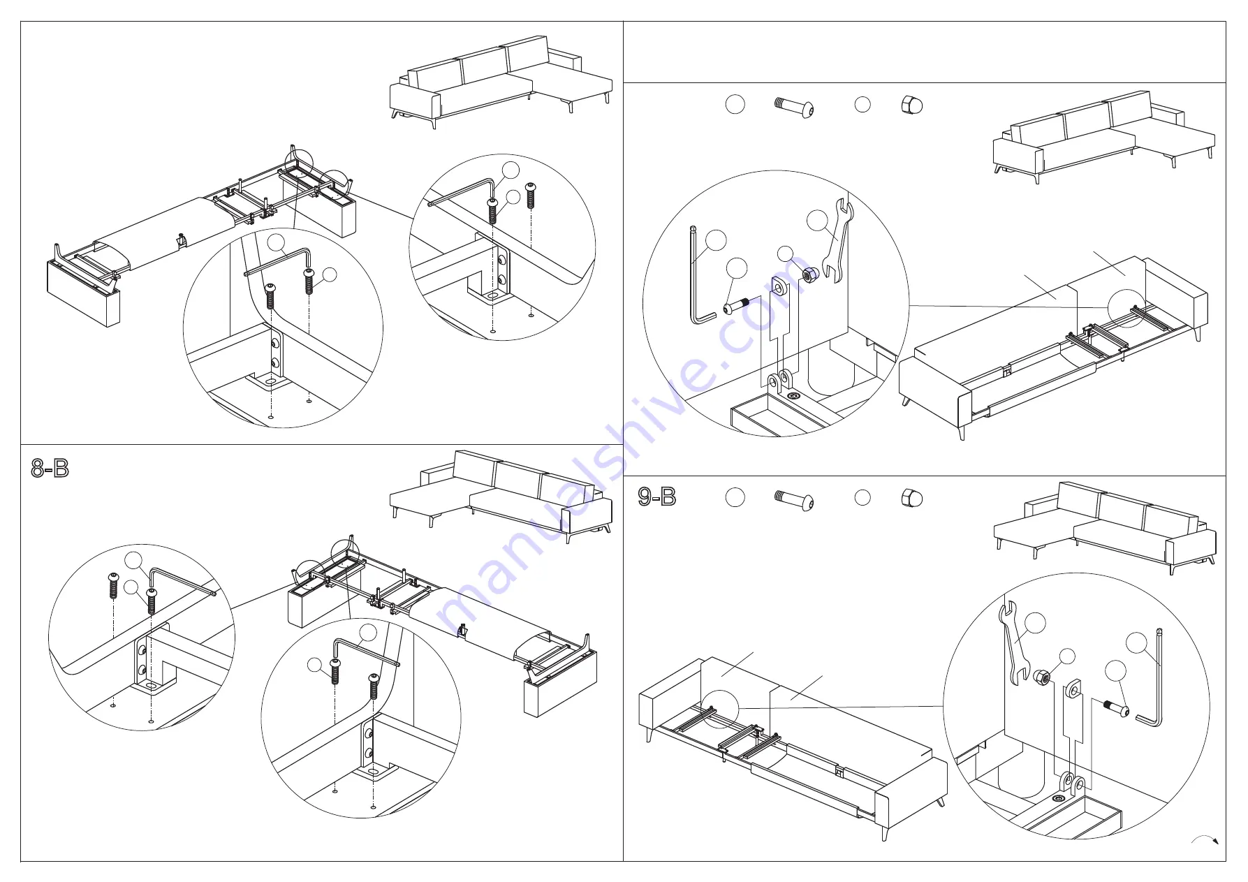 Innovation Living IDUN LOUNGER Assembly Instuctions Download Page 6