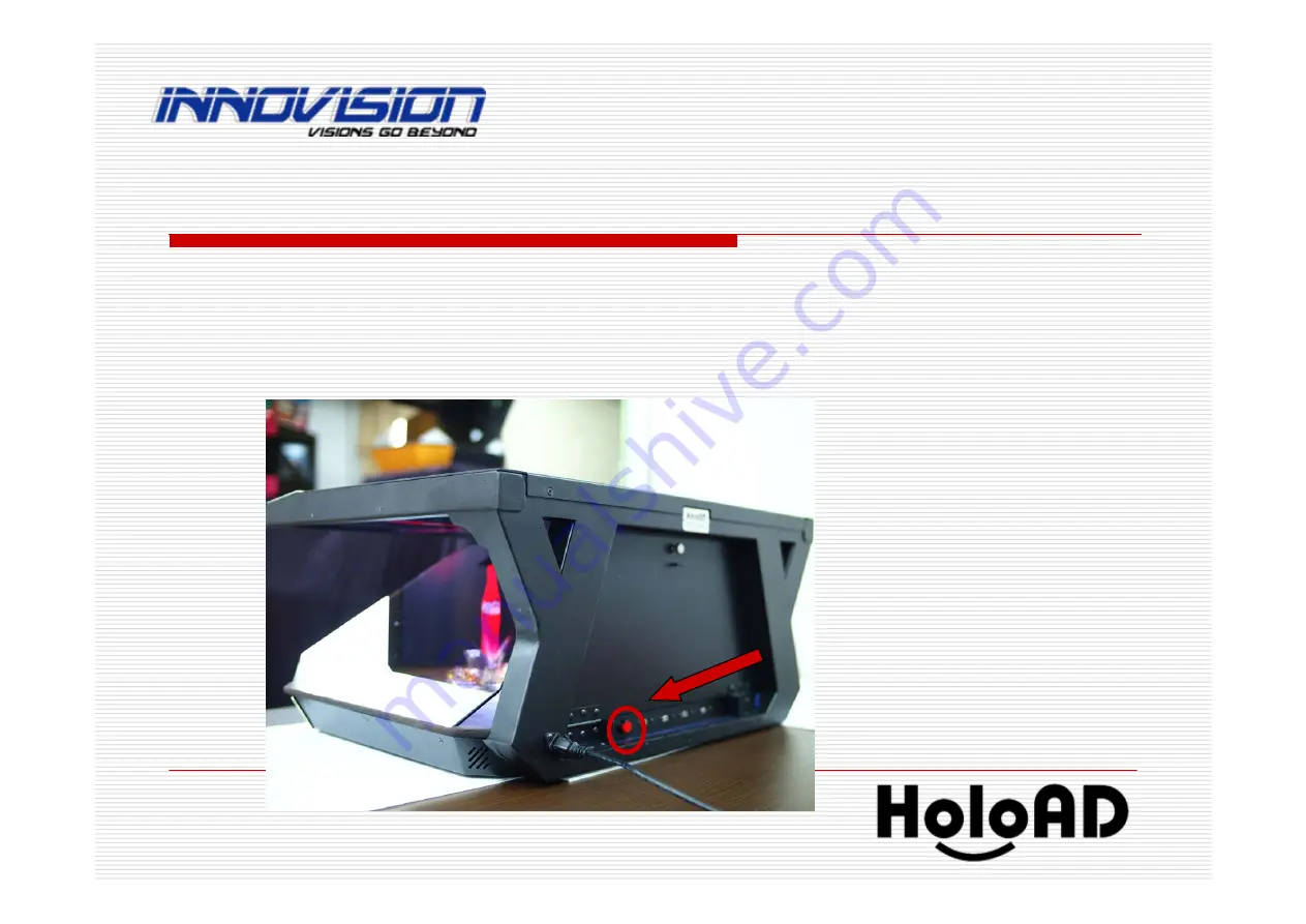 Innovision HoloAD DS3 Duke Operation Instruction Manual Download Page 8