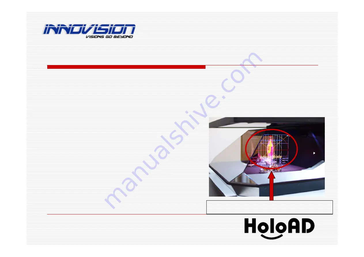 Innovision HoloAD DS3 Duke Operation Instruction Manual Download Page 13